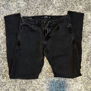 Hollister black jeans, size W30, L34, Super Skinny Advanced Stretch